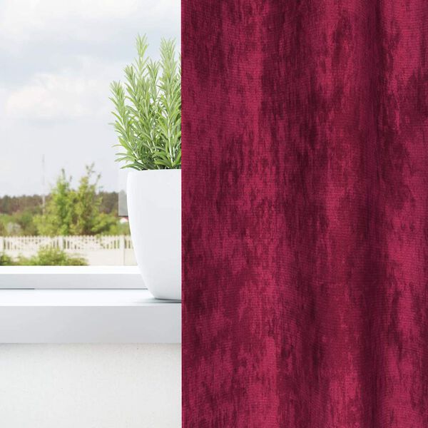 vidaXL Rideaux en velours 2 pcs Bordeaux 140 x 140 cm Velours