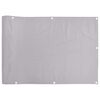 vidaXL &Eacute;cran d'intimit&eacute; de balcon gris 800x120 cm PVC
