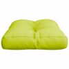 vidaXL Coussin de palette vert vif 60x40x12 cm tissu
