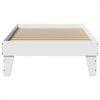 vidaXL Cadre de lit sans matelas blanc 90x200 cm bois de pin massif