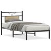 vidaXL Cadre de lit sans matelas ch&ecirc;ne sonoma 75x190 cm
