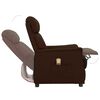 vidaXL Fauteuil de massage Marron Similicuir