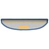 vidaXL Tapis d'escalier 20 pi&egrave;ces 56 x 17 x 3 cm Bleu Demi-rond
