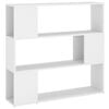 vidaXL Biblioth&egrave;que/S&eacute;parateur de pi&egrave;ce Blanc 100x24x94 cm