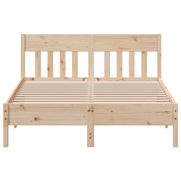 vidaXL Cadre de lit sans matelas 140x190 cm bois de pin massif