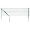 vidaXL Cl&ocirc;ture en fil soud&eacute; avec pointes 10 x 0,4 m (l x h)