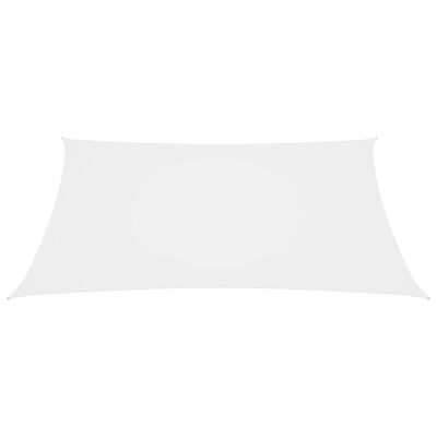 vidaXL Voile de parasol tissu oxford rectangulaire 2x2,5 m blanc