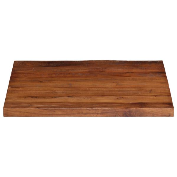 vidaXL Dessus de table 70x70x3,8 cm carr&eacute; bois massif de r&eacute;cup&eacute;ration