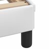 vidaXL Cadre de lit avec LED sans matelas Zadar blanc 100x203 cm