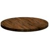 vidaXL Plateau de table Marron Clair &Oslash; 50 x 2,5 cm