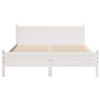 vidaXL Cadre de lit sans matelas blanc 120x200 cm bois de pin massif