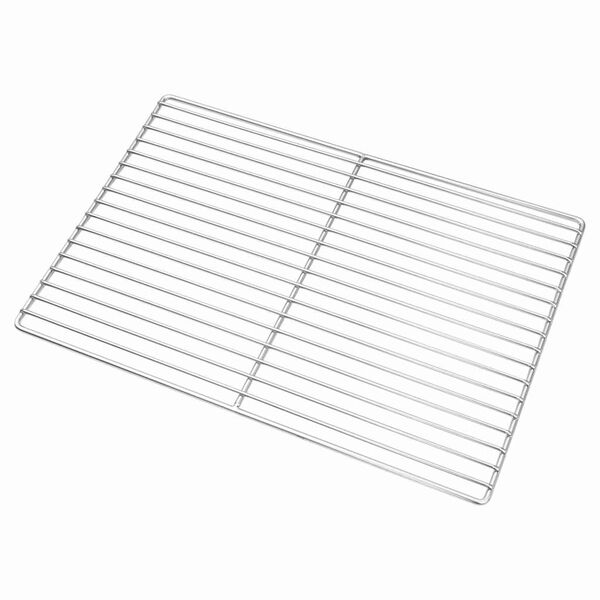 vidaXL Grille de barbecue Argent&eacute; 47 x 32,5 cm Acier inoxydable