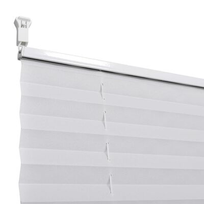 vidaXL Store plissé 40x125 cm Blanc