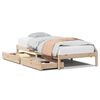 vidaXL Cadre de lit sans matelas 90x190 cm bois de pin massif