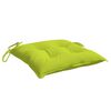 vidaXL Coussins de chaise lot de 4 vert brillant 50x50x7 cm