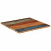 vidaXL Dessus de table carré 70x70 cm 25-27 mm Bois de récupération