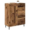vidaXL Buffet Bois Ancien 69,5 x 34 x 90 cm Bois d'ing&eacute;nierie et fer