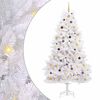 vidaXL Sapin de No&euml;l artificiel 270 cm PVC et Acier Blanc