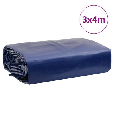 vidaXL Bâche bleu 3x4 m 650 g/m²