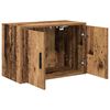 vidaXL Armoire murale de garage vieux bois bois d'ingénierie