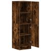 vidaXL Armoire de cuisine chêne fumé 38x41,5x131,5 cm bois ingénierie