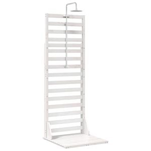 vidaXL Douche d'ext&eacute;rieur 225 cm Blanc