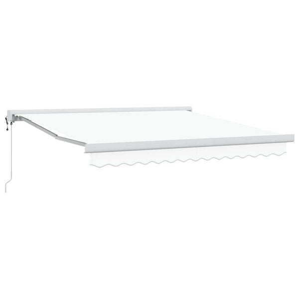 vidaXL Auvent Blanc 350 x 250 x 165 cm Polyester et Aluminium
