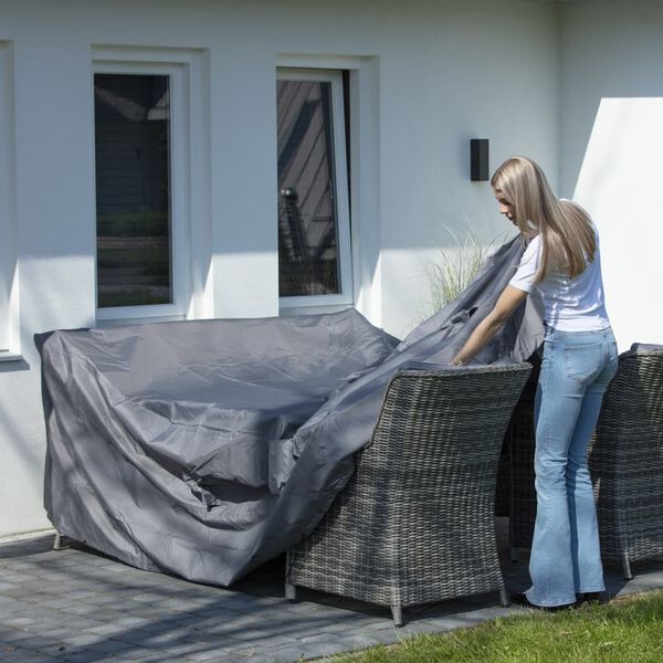 Madison Housse de meubles d'ext&eacute;rieur 180 x 190 x 85 cm Gris