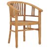 vidaXL Ensemble &agrave; manger de jardin 7 pcs bois de teck solide