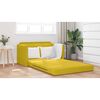 vidaXL Canap&eacute;-Lit 110cm Jaune tournesol Velours