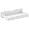 vidaXL Cadre de lit sans matelas blanc bois de pin massif 160x200 cm
