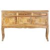 vidaXL Buffet 110x35x75 cm Bois massif de manguier