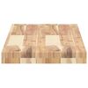 vidaXL &Eacute;tag&egrave;res flottantes 4 pcs 80x30x4 cm acacia massif non trait&eacute;
