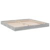vidaXL Cadre de lit sans matelas sonoma gris 200x200 cm