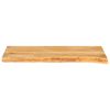 vidaXL Dessus de table à bord vivant 90x20x3,8 cm bois massif manguier