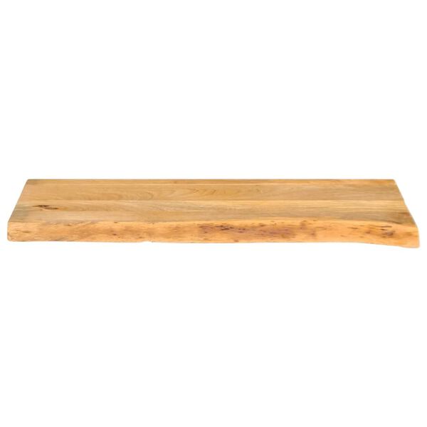 vidaXL Dessus de table à bord vivant 90x20x3,8 cm bois massif manguier