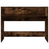 vidaXL Table console Ch&ecirc;ne fum&eacute; 100x39x75 cm Bois d'ing&eacute;nierie