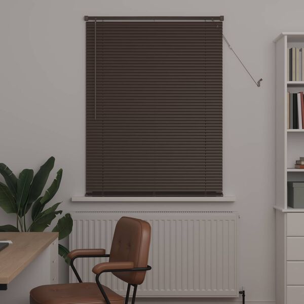 vidaXL Store V&eacute;nitien R&eacute;glable Marron fonc&eacute; avec motif 150 x 90 cm PVC