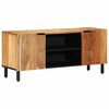 vidaXL Meuble TV 105 x 33 x 46 cm en bois massif d'acacia