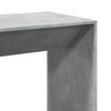vidaXL Table de bar gris b&eacute;ton 102x50x103,5 cm bois d'ing&eacute;nierie