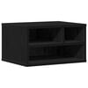 vidaXL Support d'imprimante Ch&ecirc;ne noir 40 x 32 x 22,5 cm