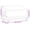vidaXL Housses de banc 3 places 2 pcs 159x84x56/81cm tissu oxford 600D