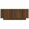 vidaXL Meuble TV Ch&ecirc;ne marron 100x35x40 cm Bois d'ing&eacute;nierie