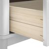 vidaXL Banc de couloir FLORO Blanc 115 x 40 x 45 cm Bois de Pin Massif