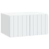vidaXL Meuble TV mural 59,5 x 41 x 30 cm Blanc Bois d'ing&eacute;nierie