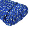 vidaXL Corde de bateau Bleu 3 mm 500 m Polypropyl&egrave;ne