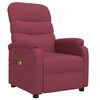 vidaXL Fauteuil &eacute;lectrique de massage Bordeaux Tissu