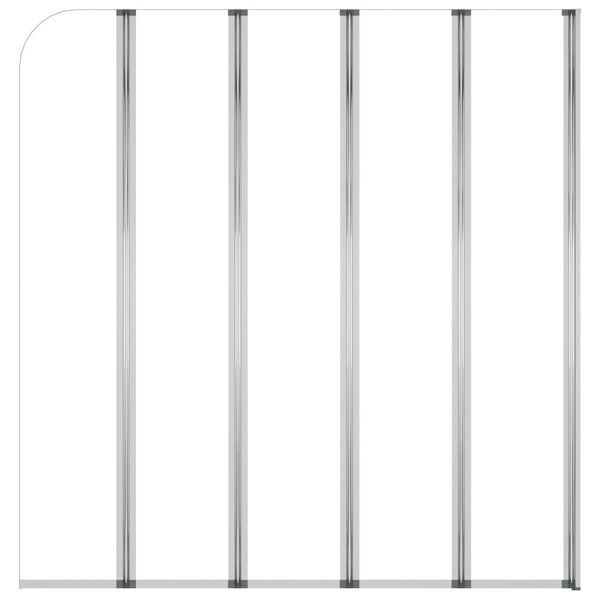 vidaXL Enclos de bain 120x140 cm Verre trempé Transparent