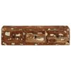 VidaXL Meuble TV mural 100x32x25 cm bois massif de r&eacute;cup&eacute;ration