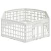 vidaXL Parc de Jeu pour Chiens &agrave; 6 Panneaux 177,5 x 154,5 x 58 cm